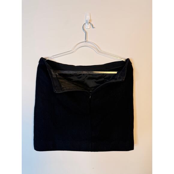 J.Crew Wool Blend Herringbone Mini Skirt Size 8 - Picture 6 of 6